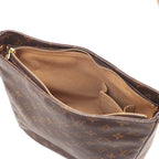 Louis Vuitton Looping GM Monogram Shoulder Bag Canvas Brown Stamp — view 8