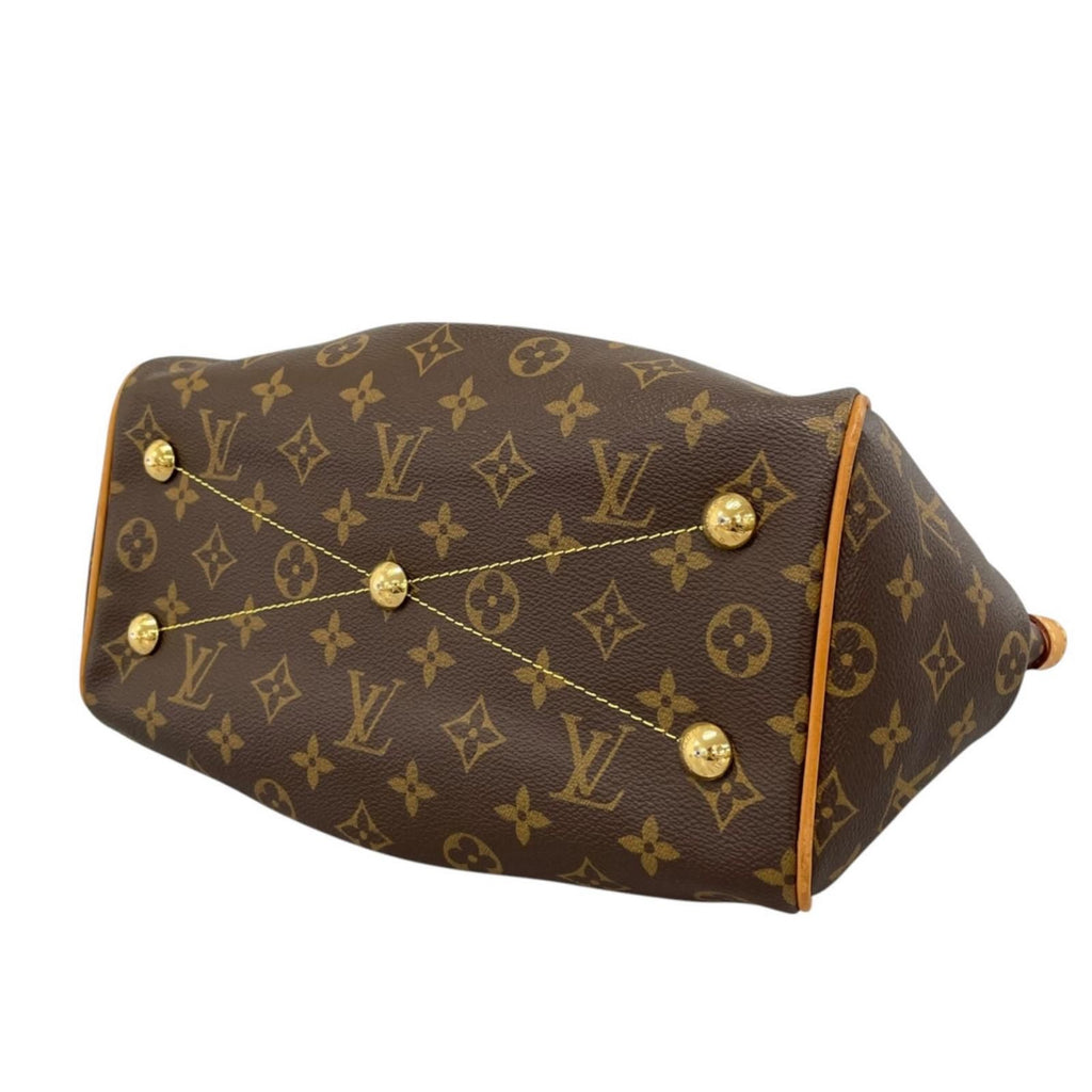 Louis Vuitton Tivoli PM Monogram Handbag Canvas Brown — view 6