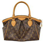 Louis Vuitton Tivoli PM Monogram Handbag Canvas Brown — view 3
