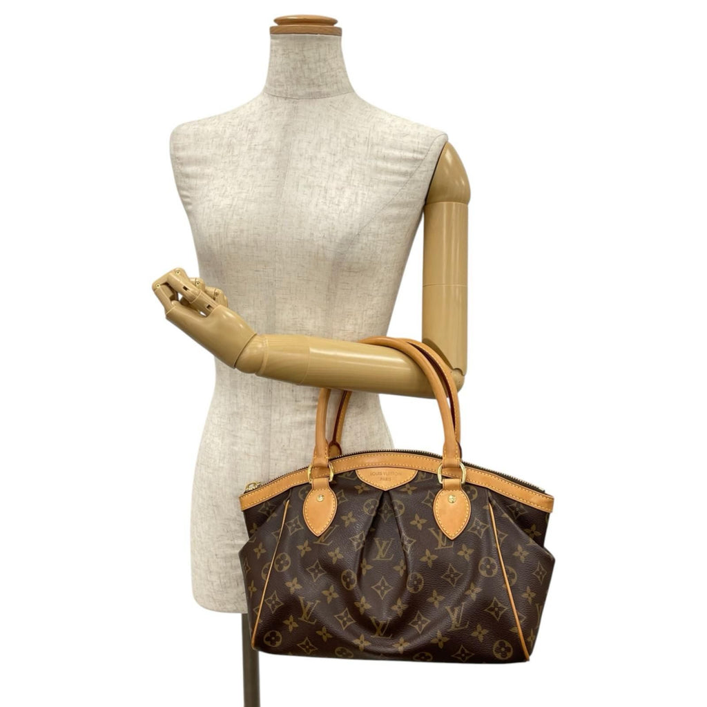 Louis Vuitton Tivoli PM Monogram Handbag Canvas Brown — view 2