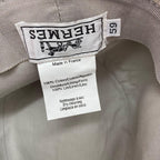 Hermes Hat All Over Print Gray H Logo 59 — view 6
