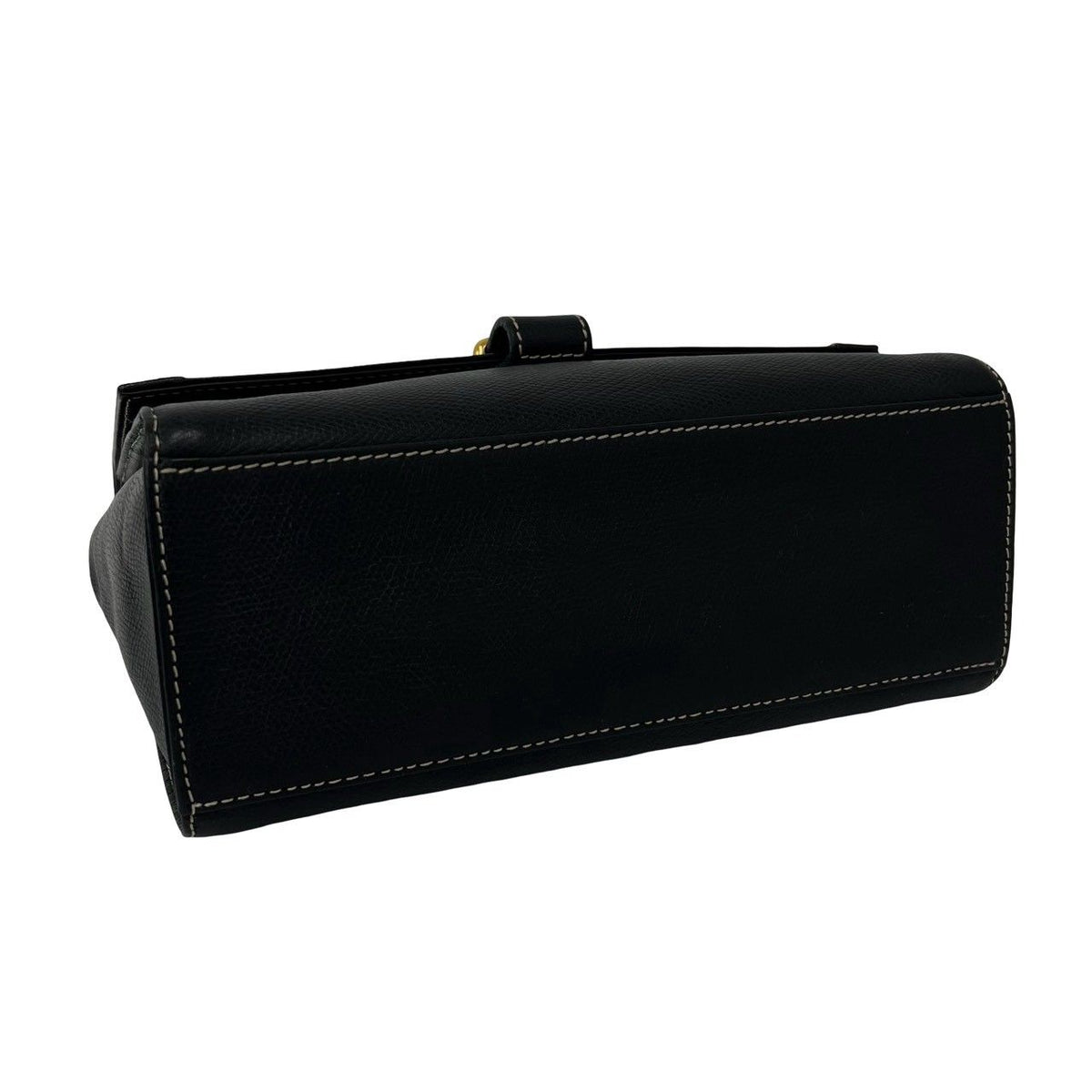 Loewe Vintage Anagram Logo Leather 2-Way Shoulder Bag Pochette Black — view 7