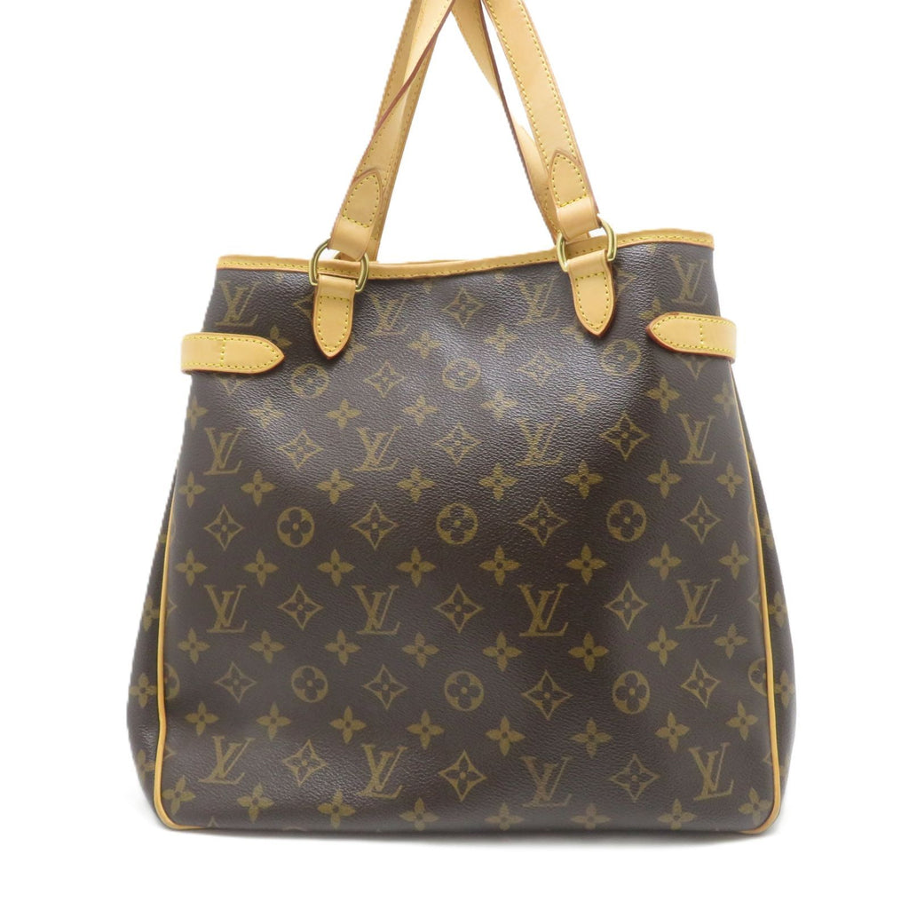 Louis Vuitton Batignolles Vertical Monogram Tote Bag Canvas Brown — view 3