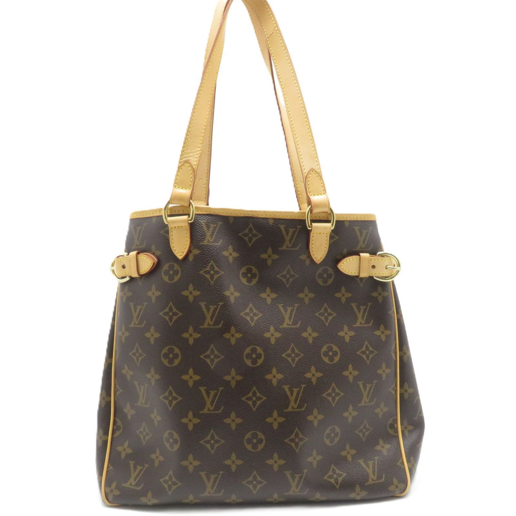 Louis Vuitton Batignolles Vertical Monogram Tote Bag Canvas Brown