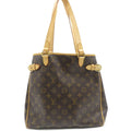 Louis Vuitton Batignolles Vertical Monogram Tote Bag Canvas Brown