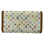 Louis Vuitton Wallet Monogram Multicolor Porte Tresor International Blanc — view 2