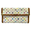 Louis Vuitton Wallet Monogram Multicolor Porte Tresor International Blanc