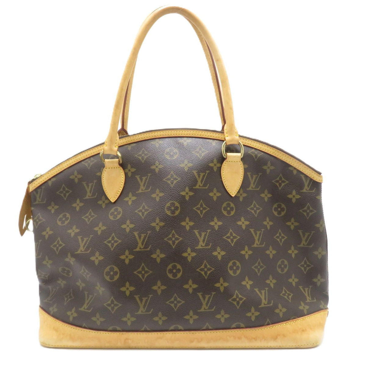 Louis Vuitton Lockit Horizon Tal Monogram Handbag Canvas Brown