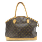 Louis Vuitton Lockit Horizon Tal Monogram Handbag Canvas Brown — view 3