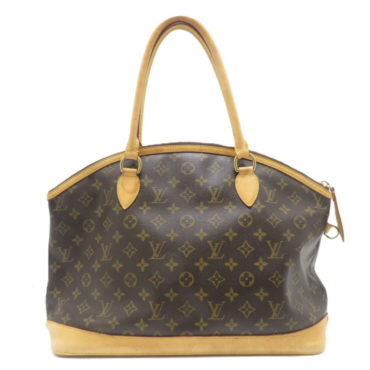 Louis Vuitton Lockit Horizon Tal Monogram Handbag Canvas Brown — view 3