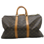 Louis Vuitton Keepall 45 Monogram Boston Bag Canvas Brown — view 3