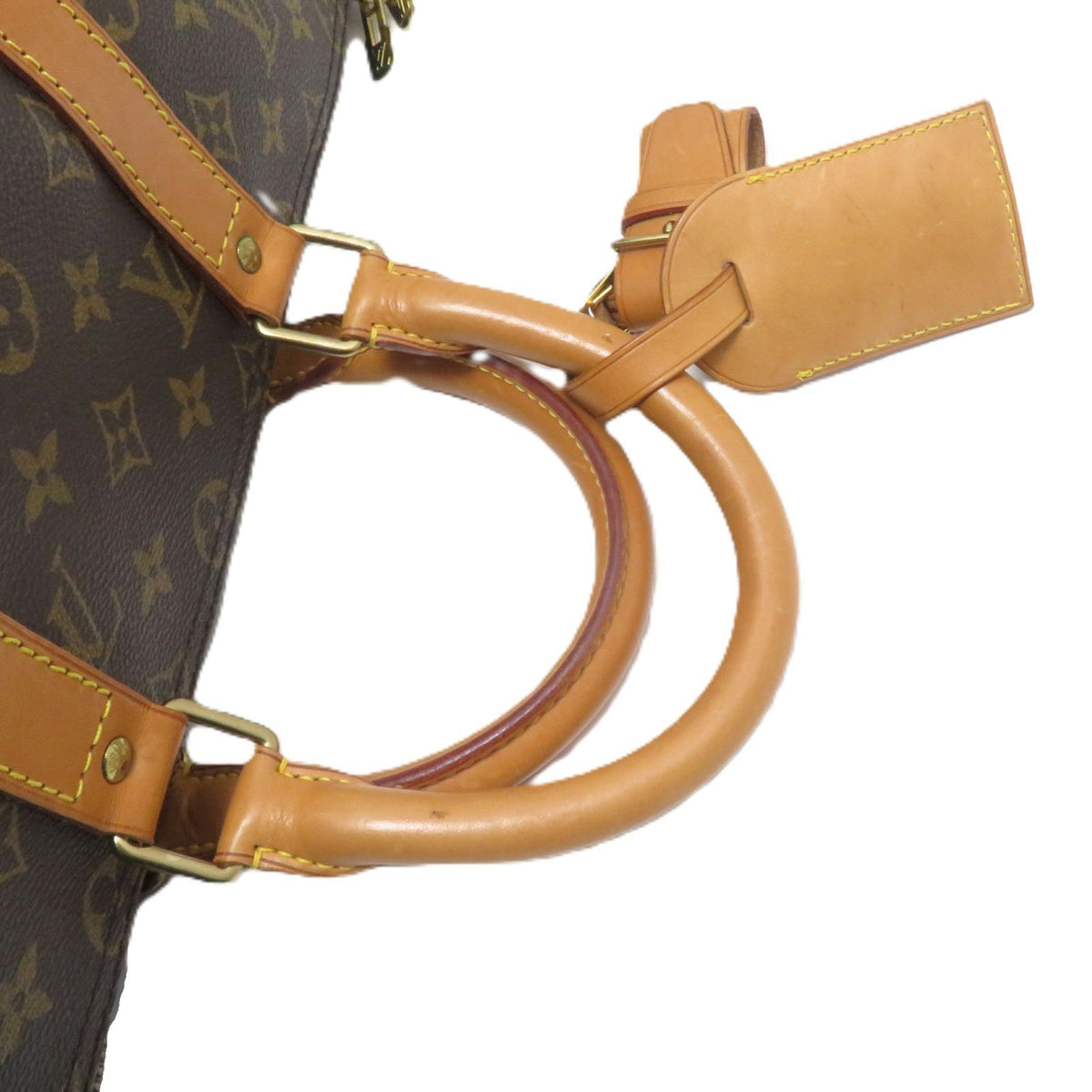 Louis Vuitton Keepall 45 Monogram Boston Bag Canvas Brown — view 4