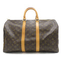 Louis Vuitton Keepall 45 Monogram Boston Bag Canvas Brown