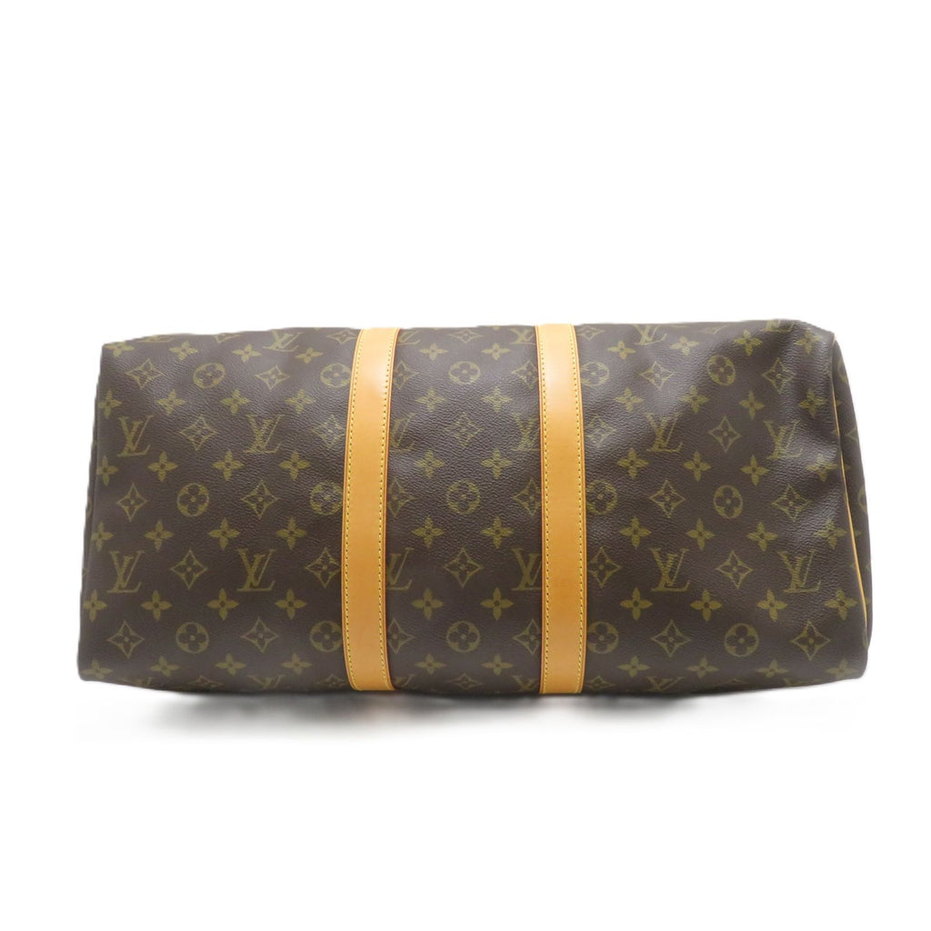 Louis Vuitton Keepall 45 Monogram Boston Bag Canvas Brown — view 4