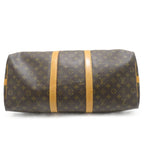 Louis Vuitton Keepall Bandouliere 50 Monogram Boston Bag Brown — view 4