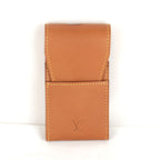 Louis Vuitton Nomad Etui Galet Case Leather Brown