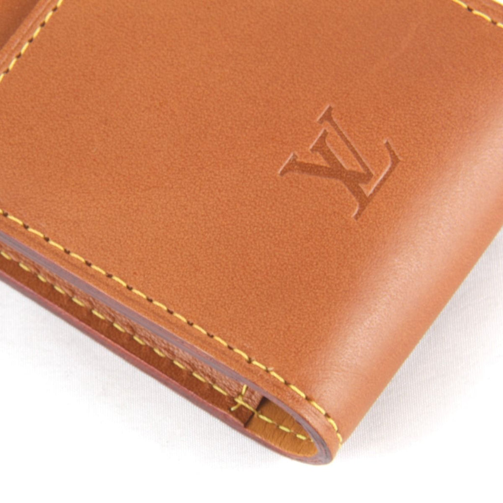 Louis Vuitton Nomad Etui Galet Case Leather Brown — view 4