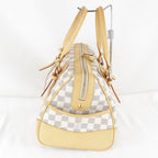 Louis Vuitton Usedlouis Berkeley Handbag Damier Azur Canvas Leather — view 4
