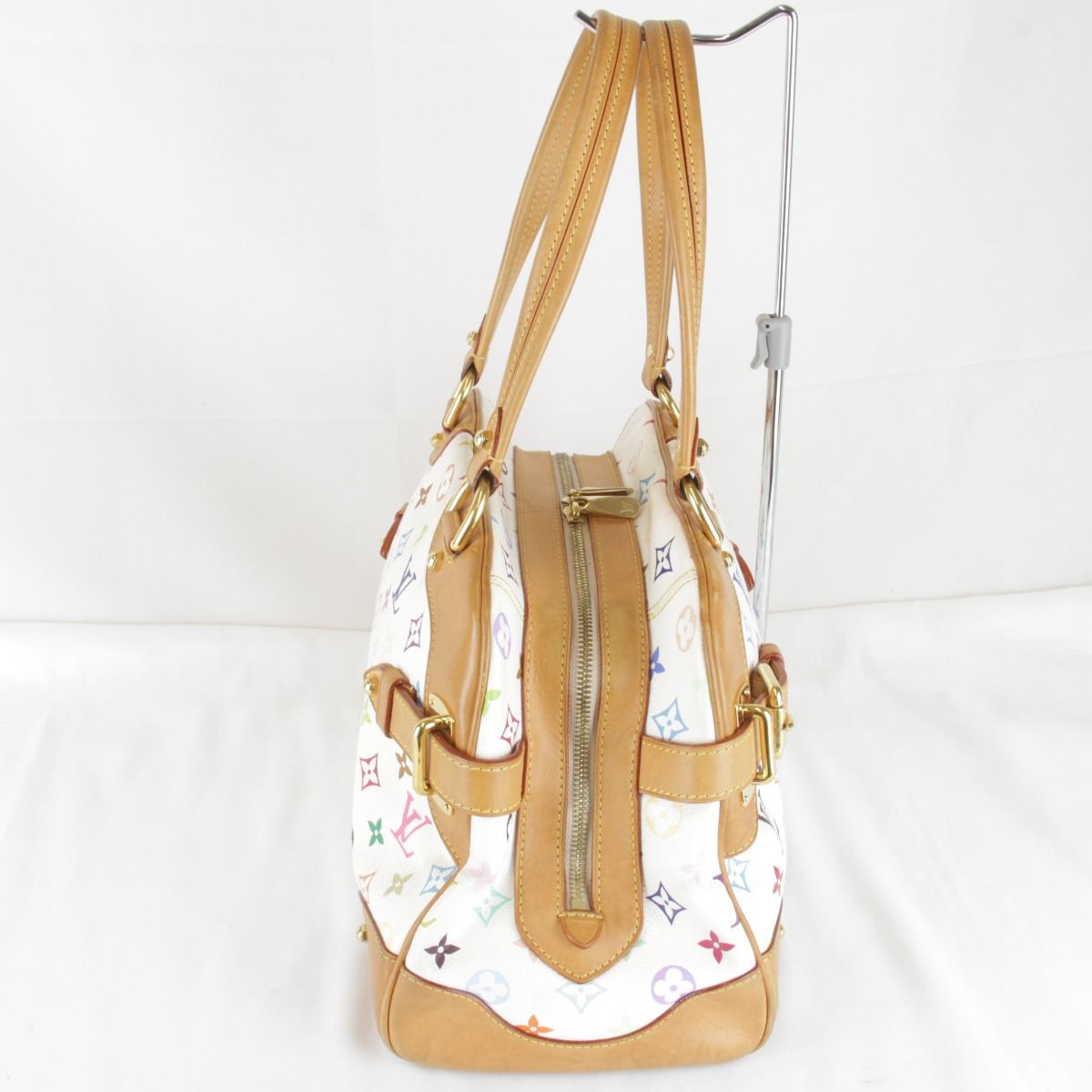 Louis Vuitton Claudia Tote Bag Monogram Multicolor Leather — view 4