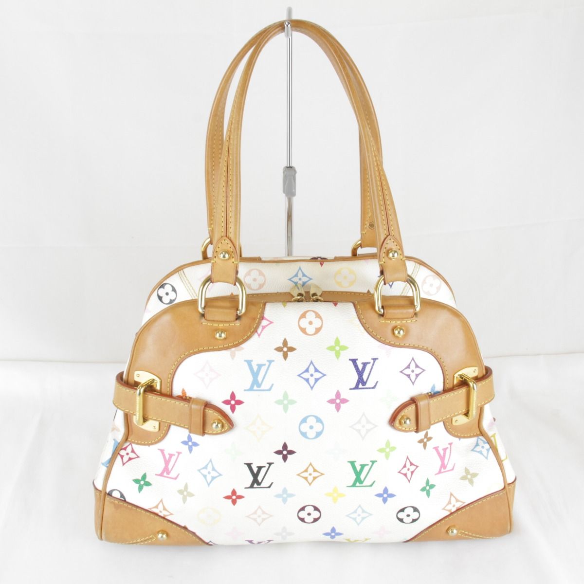 Louis Vuitton Claudia Tote Bag Monogram Multicolor Leather — view 2
