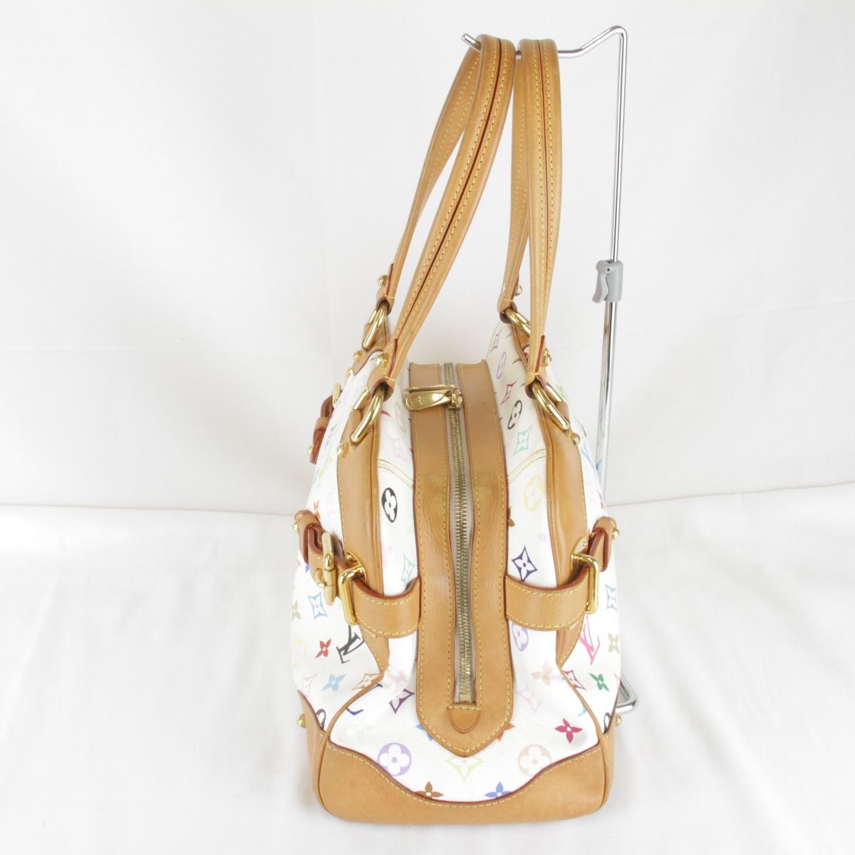 Louis Vuitton Claudia Tote Bag Monogram Multicolor Leather — view 3