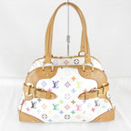 Louis Vuitton Claudia Tote Bag Monogram Multicolor Leather
