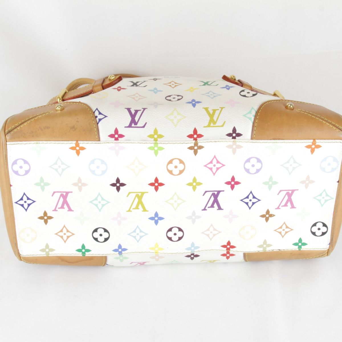 Louis Vuitton Claudia Tote Bag Monogram Multicolor Leather — view 7