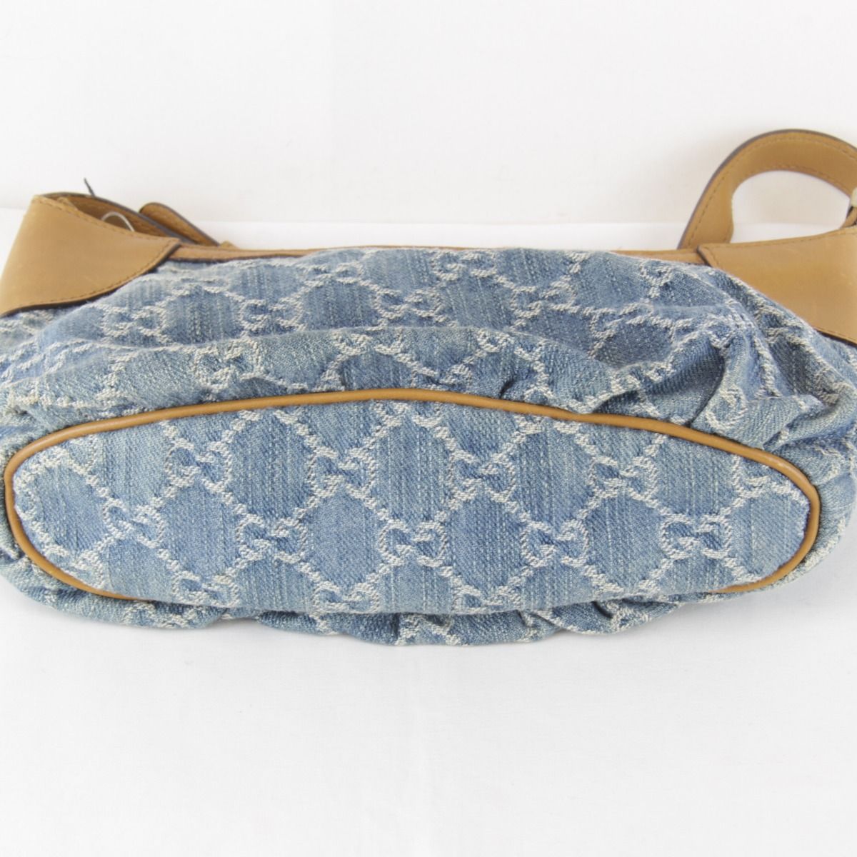 Gucci GG Denim One Handbag Pouch Canvas — view 7