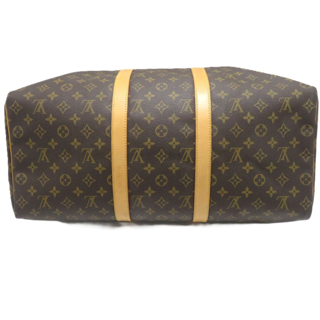 Louis Vuitton Keepall 50 Monogram Boston Bag Canvas Brown — view 4