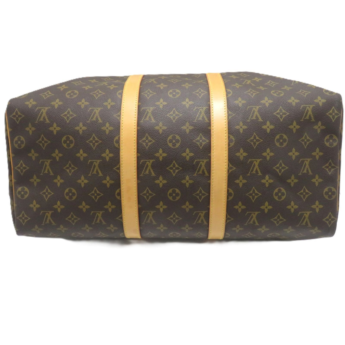 Louis Vuitton Keepall 50 Monogram Boston Bag Canvas Brown — view 4