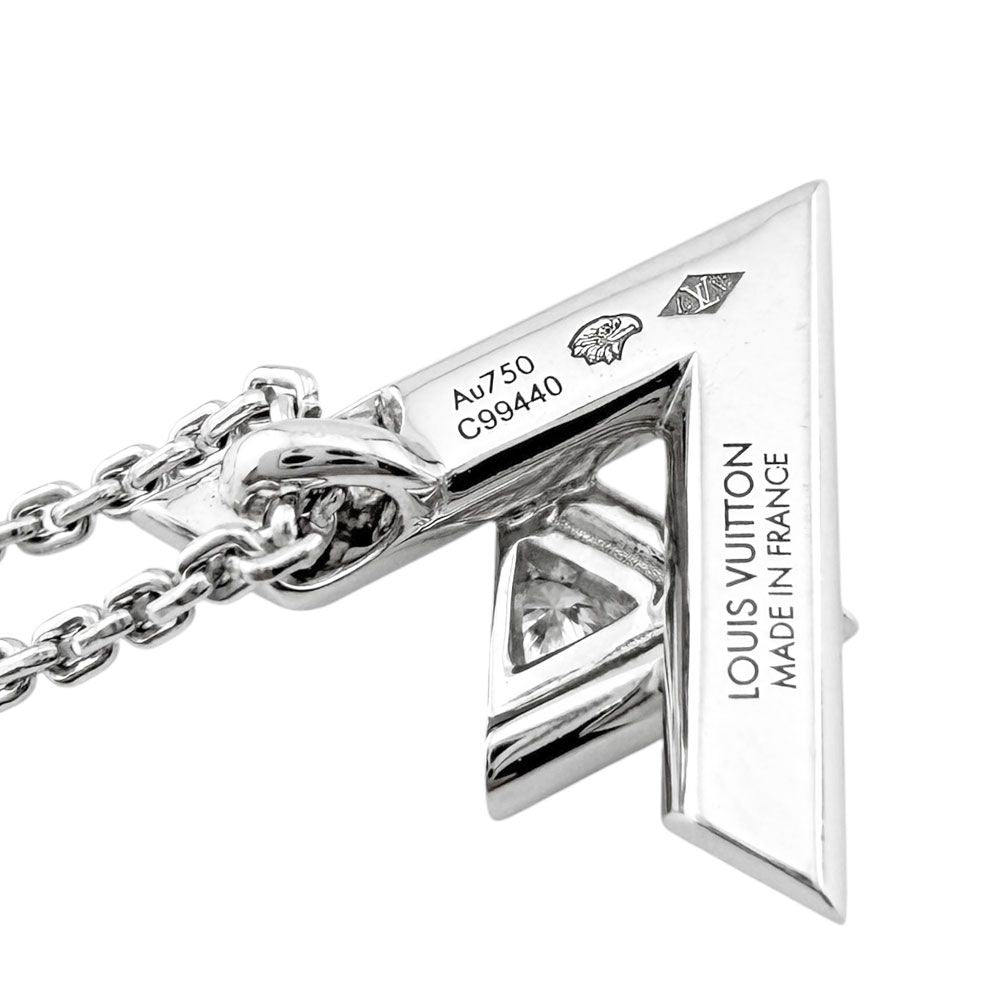 Louis Vuitton LV Volt One Necklace 18k White Gold Diamond — view 6