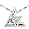 Louis Vuitton LV Volt One Necklace 18k White Gold Diamond