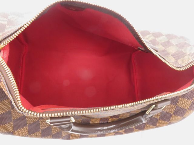 Louis Vuitton Speedy 30 Damier Handbag Canvas Brown — view 3