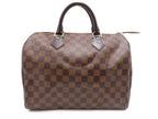 Louis Vuitton Speedy 30 Damier Handbag Canvas Brown