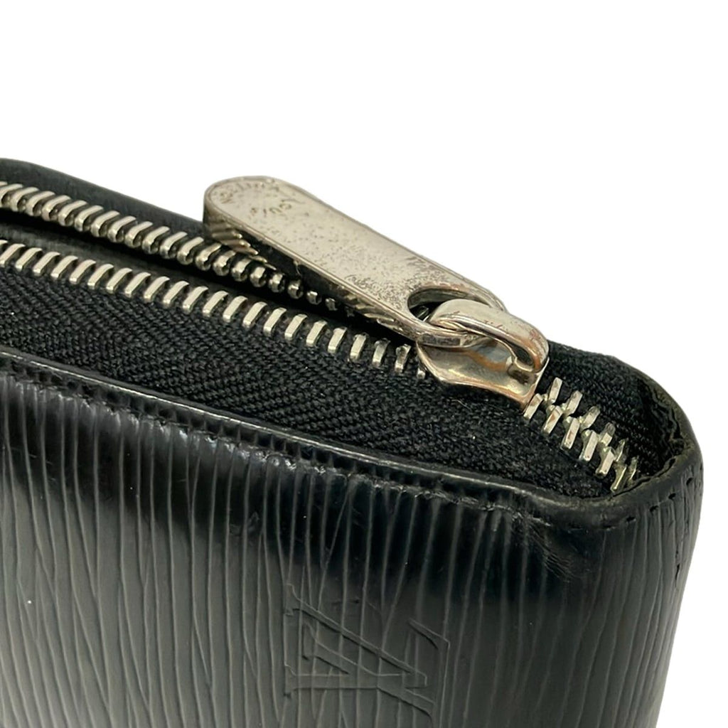 Louis Vuitton Wallet Epi Zippy Noir Leather Cowhide — view 7