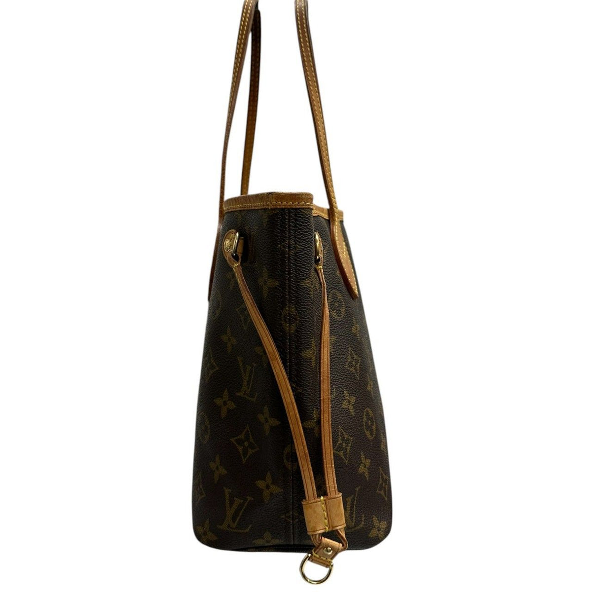 Louis Vuitton Monogram Brown Gold Tote Bag — view 4