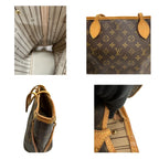 Louis Vuitton Monogram Brown Gold Tote Bag — view 7