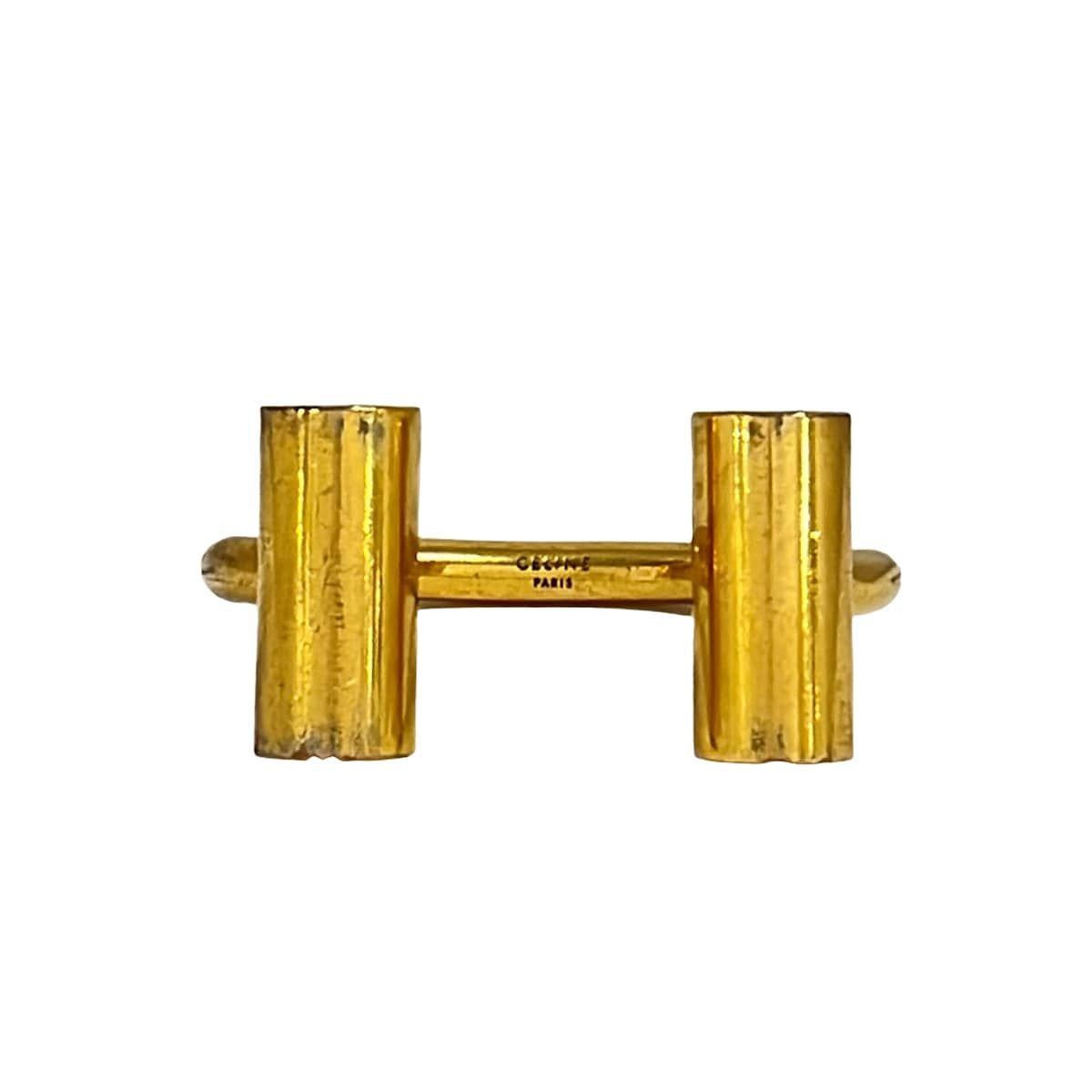 Celine Bangle Bracelet Gold