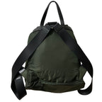 Prada Nylon Backpack Green Black — view 3