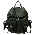 Prada Nylon Backpack Green Black