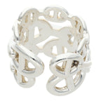 Hermes Chaine D'ancre Enchainee GM Silver Ring — view 2