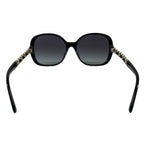 Chanel Chain Motif Temple Sunglasses Black Eyewear — view 3