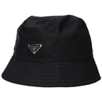 Prada Triangle Plate Nylon Bucket Hat