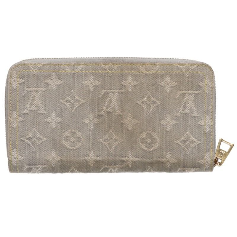 Louis Vuitton Zippy Wallet Monogram Denim — view 2