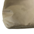 Prada Re-Nylon Tote Shoulder Bag 2-Way Triangular Nylon Leather Beige — view 7
