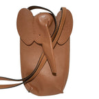 Loewe Elephant Pocket Shoulder Bag Brown
