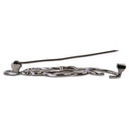 Loewe Anagram Brooch Silver Colored — view 8