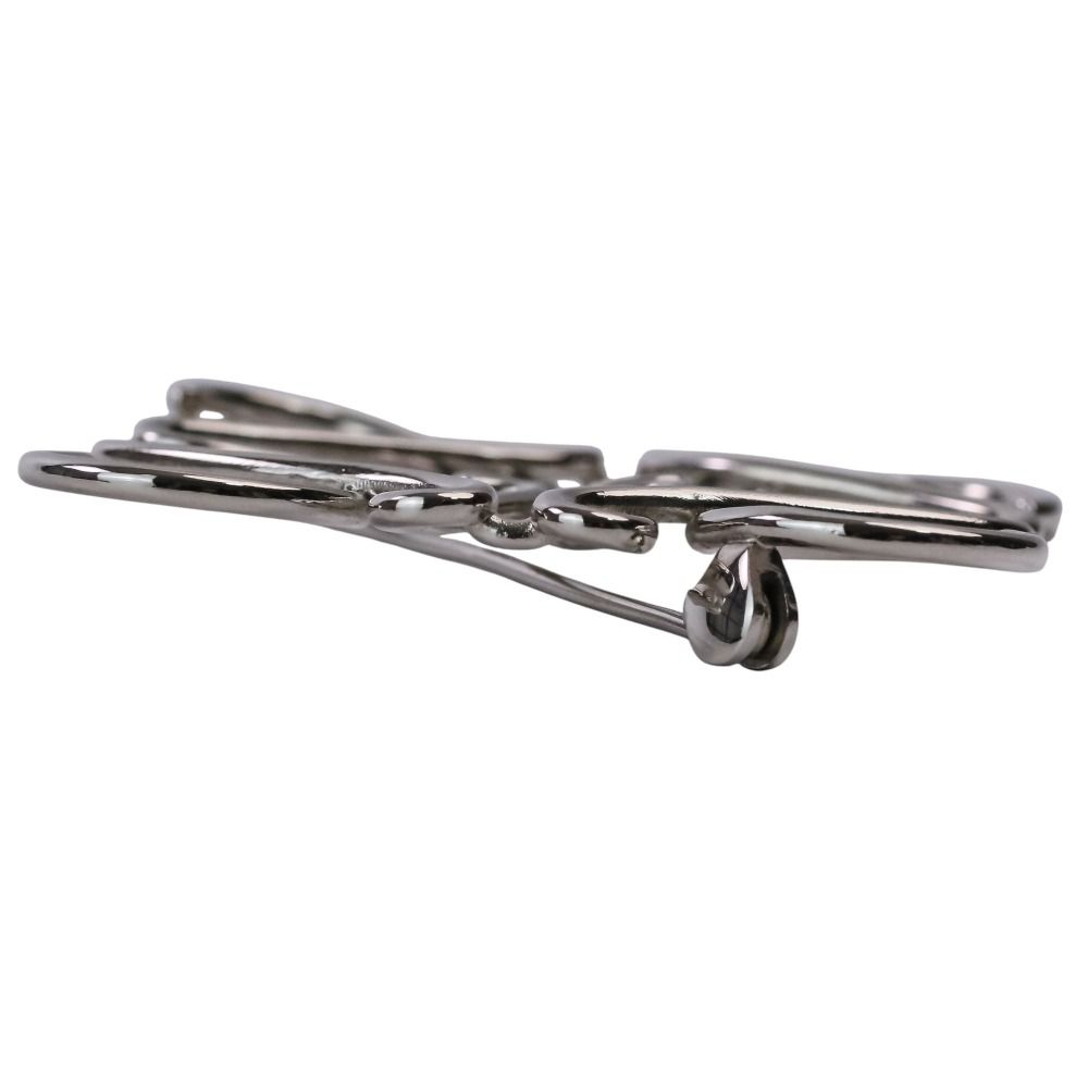 Loewe Anagram Brooch Silver Colored — view 6