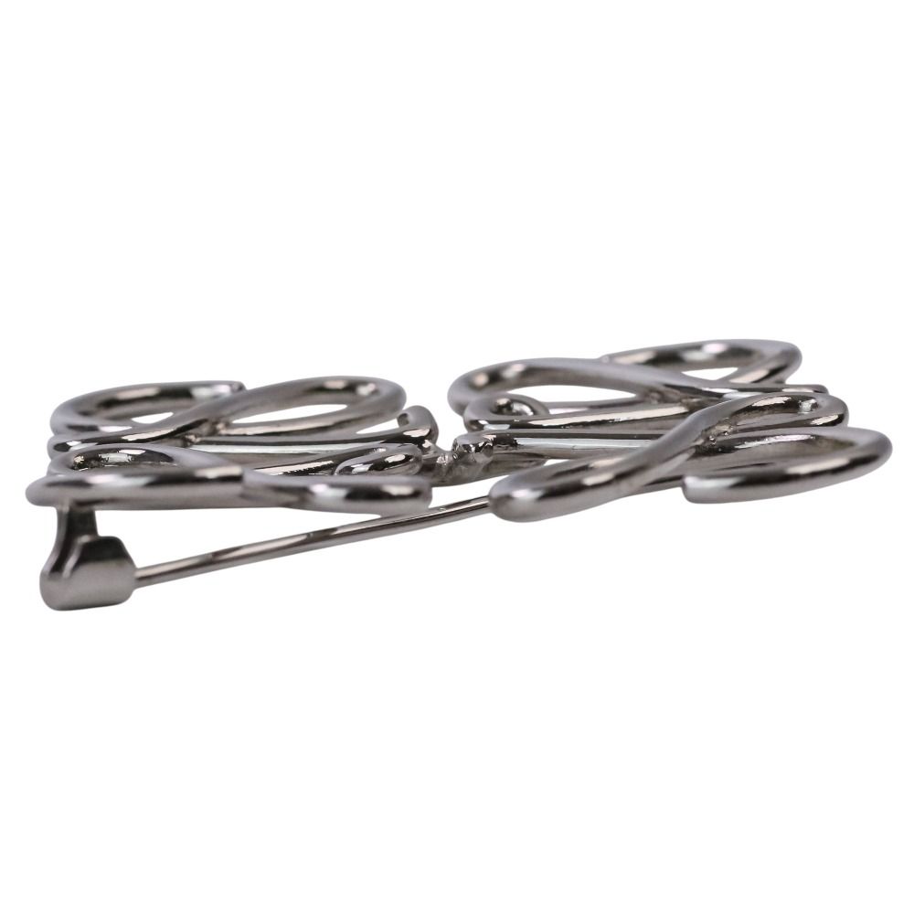 Loewe Anagram Brooch Silver Colored — view 5