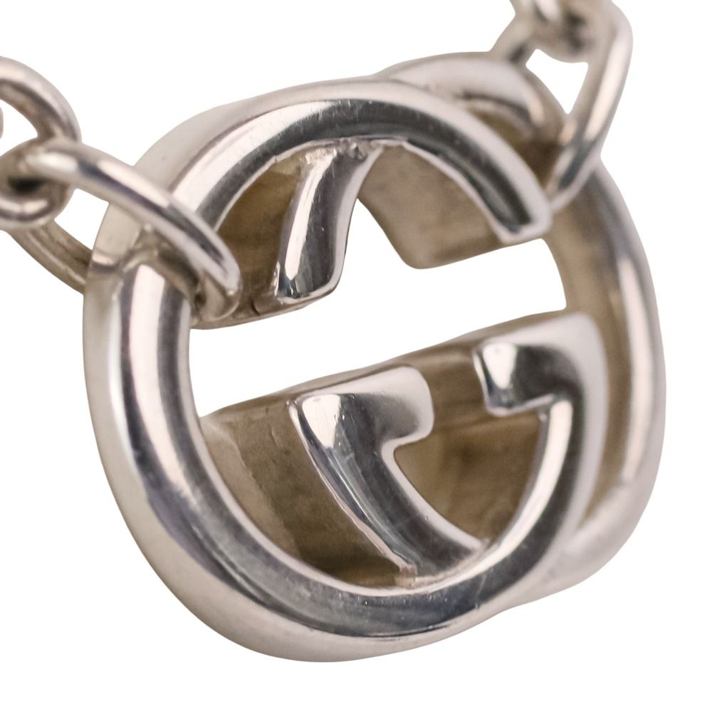 Gucci GG Interlocking G Chain Necklace 925 Sterling Silver — view 4